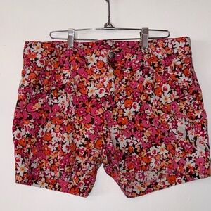 Columbia Floral Print Shorts - Pink Multi